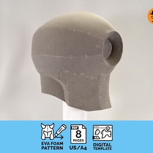 Cyclops No.1 - DIY Printable EVA Foam Helmet Pattern for Cosplay, scalable PDF template