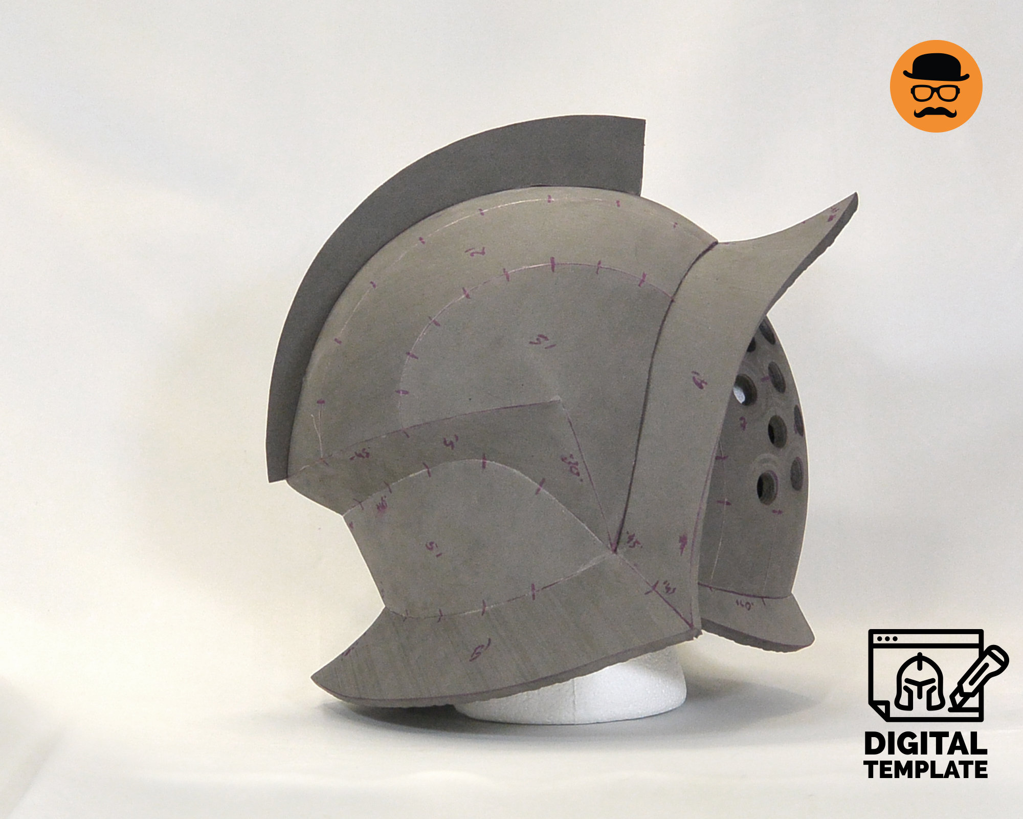 DIY Gladiator No2 Helmet 2in1 Template for EVA Foam Etsy DIY Gladiator No2 Helmet 2in1 Template for EVA Foam Etsy