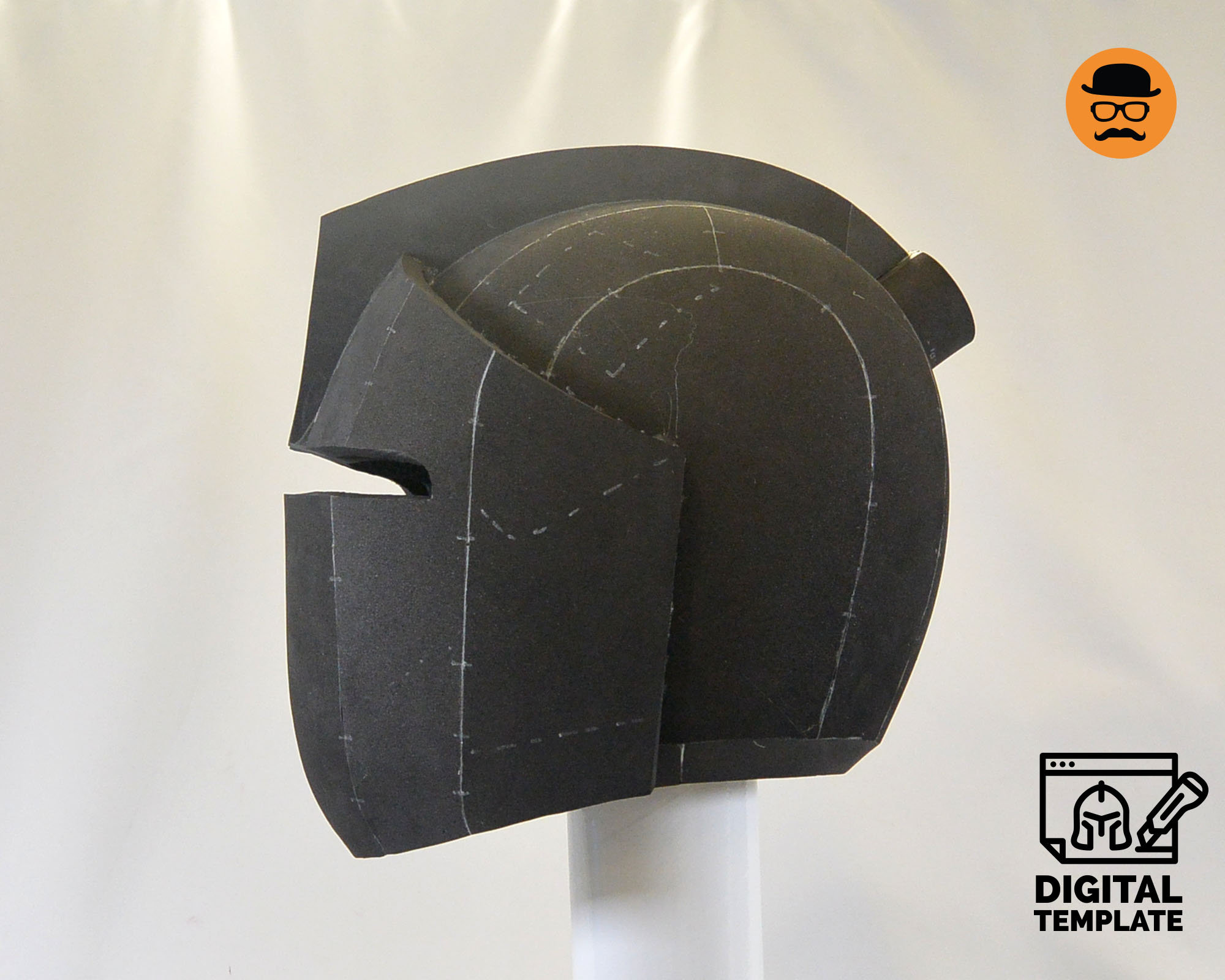 DIY Knight Helmet No6 Template for EVA Foam Etsy