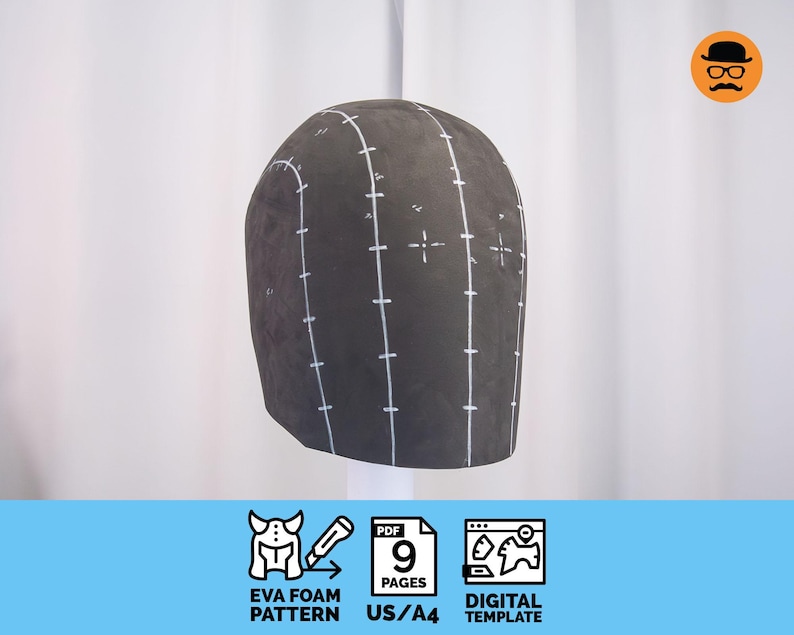 Basic Helmet No.5 - DIY Printable EVA Foam Helmet Pattern for Cosplay ...