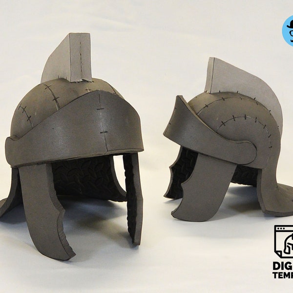 DIY Roman soldier helmet templates for EVA foam & crafting Help Book!