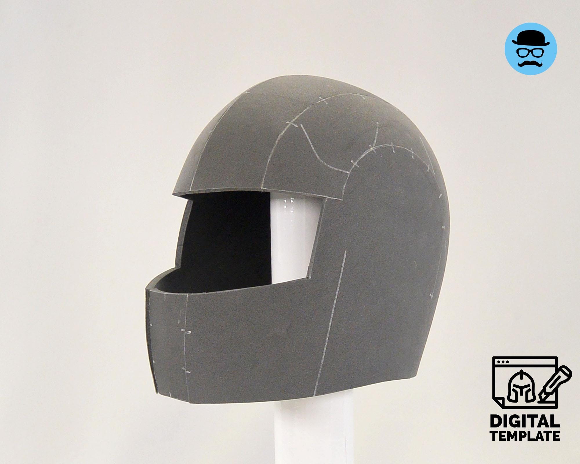 Battle Helmet No.2 - DIY Printable EVA Foam Helmet Pattern for Cosplay ...