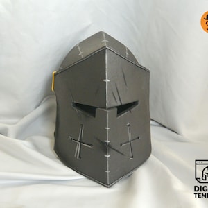 DIY Knight helmet No3 template for EVA foam & crafting Help Book image 3