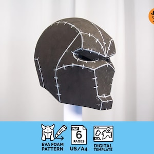 Tactical Helmet No.3 – Advanced EVA Foam Cosplay Template (Printable DIY Pattern File)