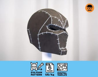 Tactical Helmet No.3 – Advanced EVA Foam Cosplay Template (Printable DIY Pattern File)