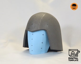 DIY Villain No1 helmet template for EVA foam & crafting Help Book!