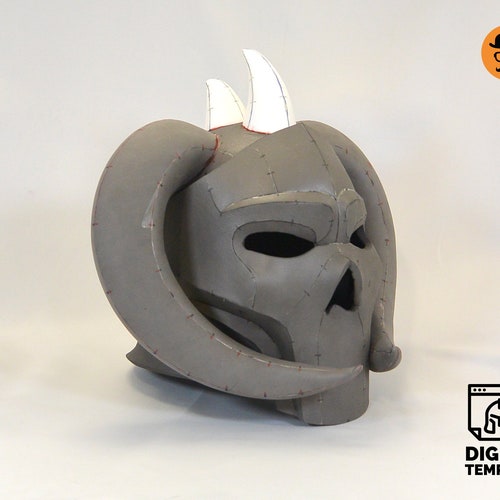 EVA Foam Knight Helmet Template Etsy