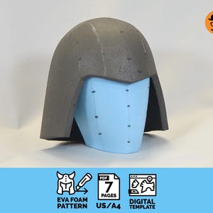 DIY Bösewicht No1 Helm - digitales Schnittmuster für EVA Foam