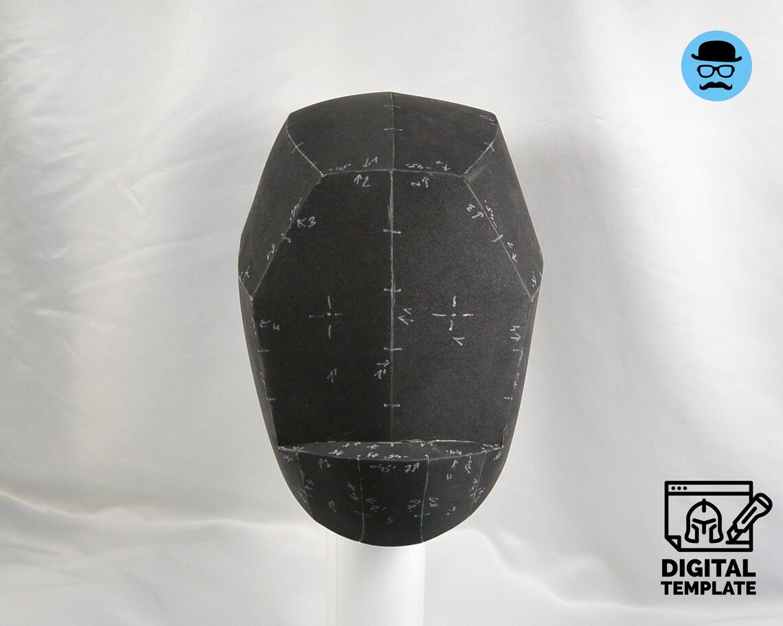 Alien Helmet No.2 - DIY Printable EVA Foam Helmet Pattern for Cosplay ...