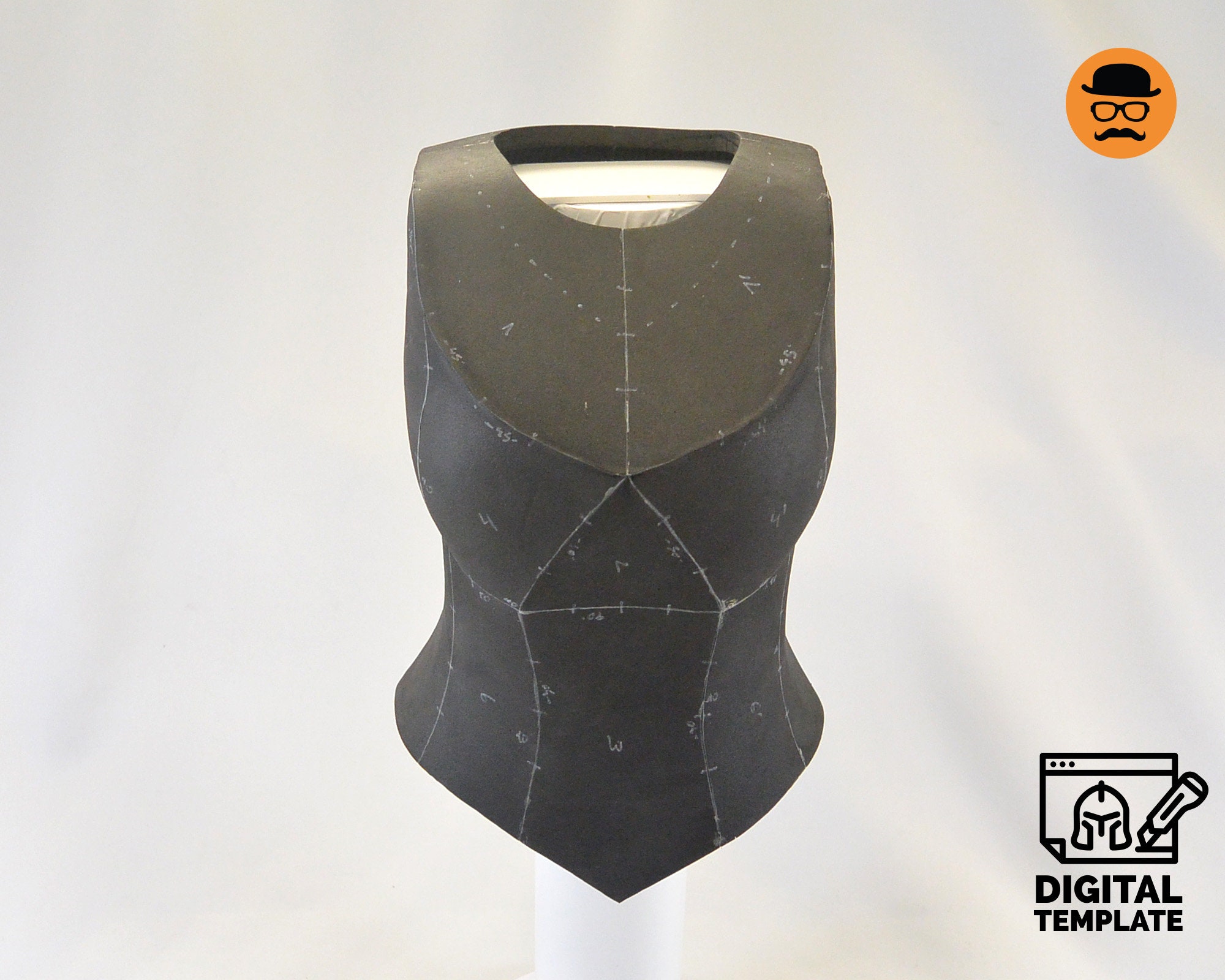 DIY Female Chest Armor No2 Templates for EVA Foam Etsy