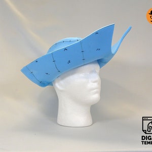 DIY pirate hat template for EVA foam & crafting Help Book!