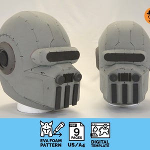 Droid No.2 - DIY Printable EVA Foam Helmet Pattern for Cosplay ...