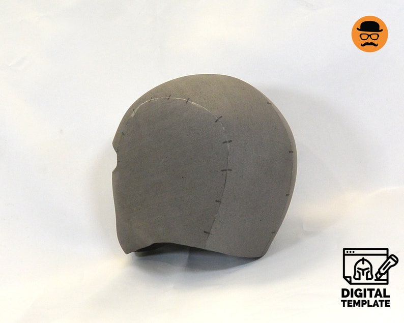 DIY Tactical helmets No1 and No2 template for EVA foam & crafting Help Book image 6