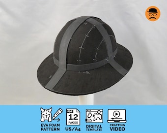 Kesselhelm - DIY druckbares EVA Foam Helmmuster für Cosplay, skalierbare PDF-Vorlage