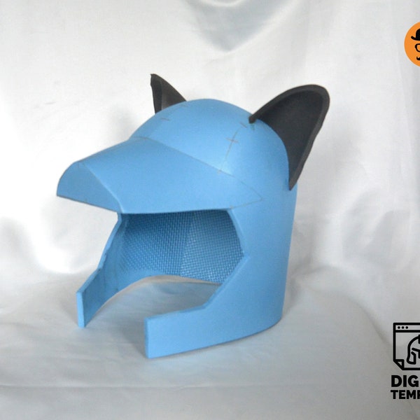 Modèle de casque DIY Wolf Warrior pour mousse EVA et livre d'aide à l'artisanat !