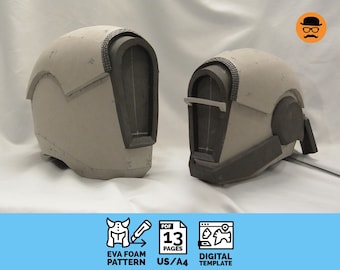 DIY Space Warrior helmet - digital pattern for EVA foam