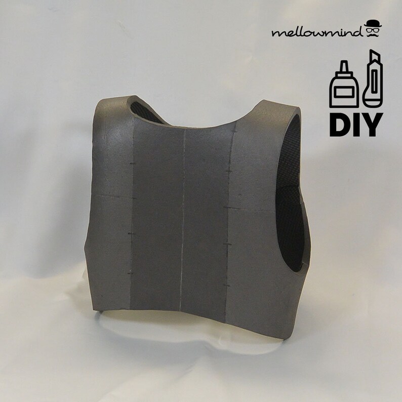 DIY Upper chest armour No2 templats for EVA foam Etsy