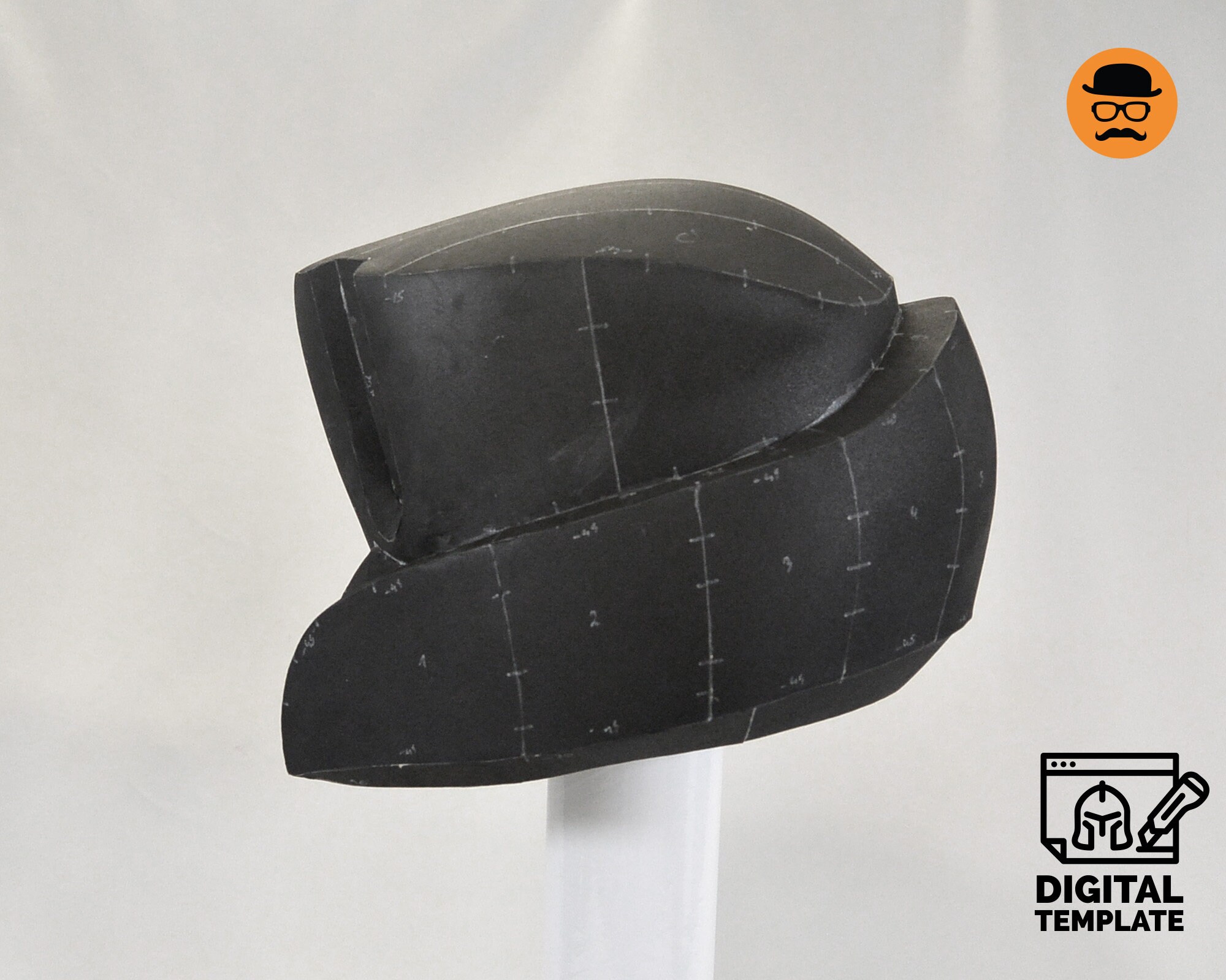 Helmet Pdf Pattern Astral Helmet - DIY Printable EVA Foam Helmet Pattern for Cosplay ...