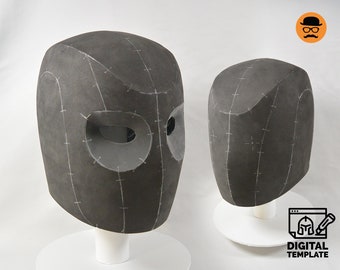 DIY Basic helmet No7 template for EVA foam & crafting Help Book!