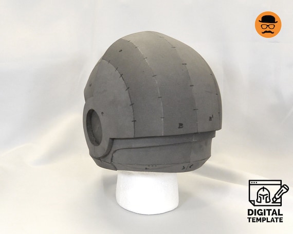 レンジャーNo.1 - コスプレ用EVAフォームヘルメットの型紙（印刷