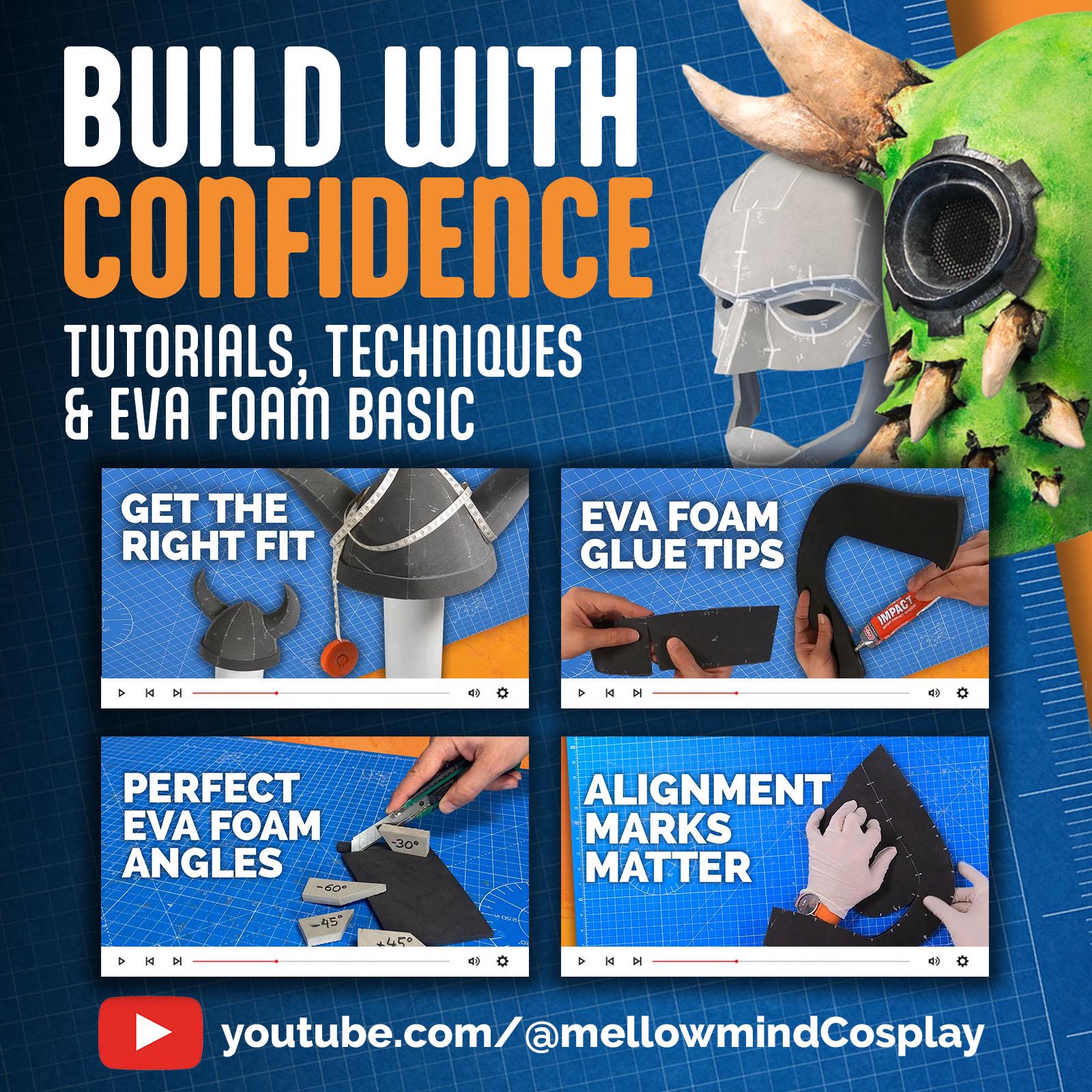 Space Guy No.3 - DIY Printable EVA Foam Helmet Pattern for Cosplay ...
