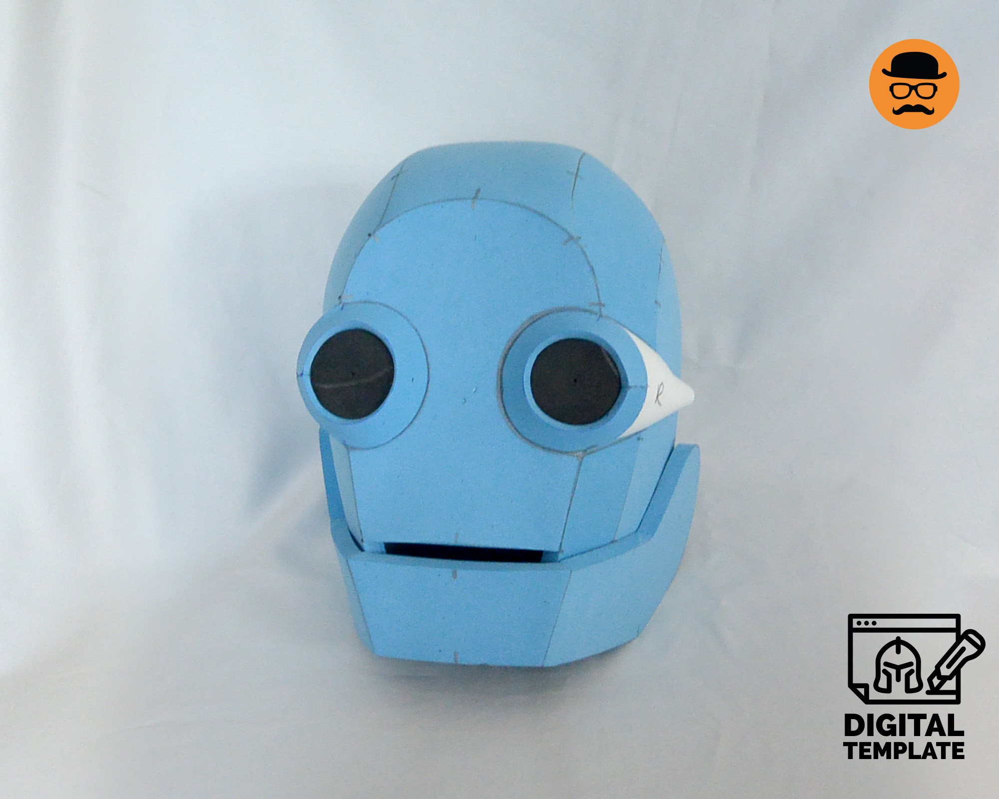 Robot No.1 - DIY Printable EVA Foam Helmet Pattern for Cosplay ...