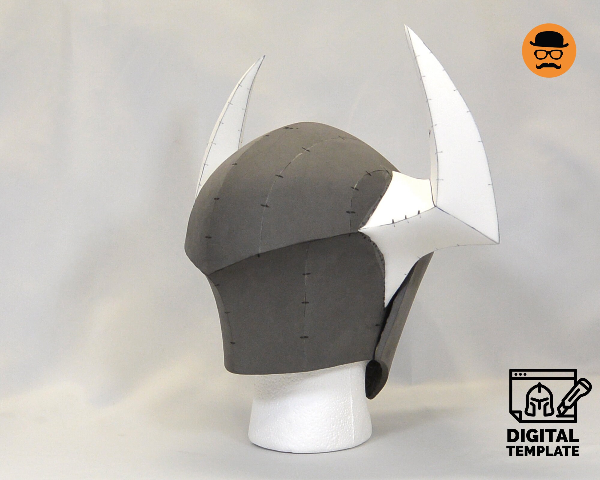 Barbarian No.3 Helmet - DIY Printable EVA Foam Helmet Pattern for ...