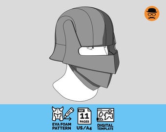 Bayard Helmet – DIY EVA Foam Cosplay Pattern (PDF Template)