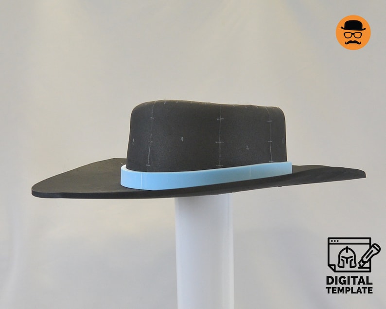 DIY Cowboy Hats 2in1 Template for EVA Foam Etsy