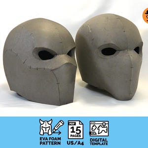 Caschi integrali tattici di base e avanzati - Modello fai da te in schiuma EVA stampabile per cosplay, modello PDF scalabile