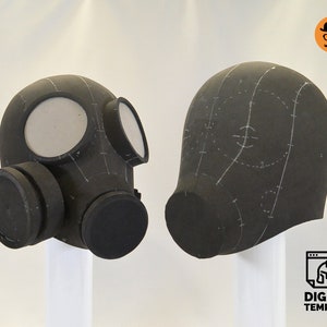 DIY Pyro helmet 2in1 templates for EVA foam & crafting Help Book!