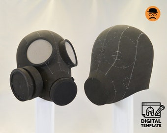 DIY Pyro helmet 2in1 templates for EVA foam & crafting Help Book!