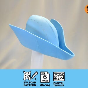 Robin Hood hat - - DIY Printable EVA Foam Hat Pattern for Cosplay, Scalable PDF Template