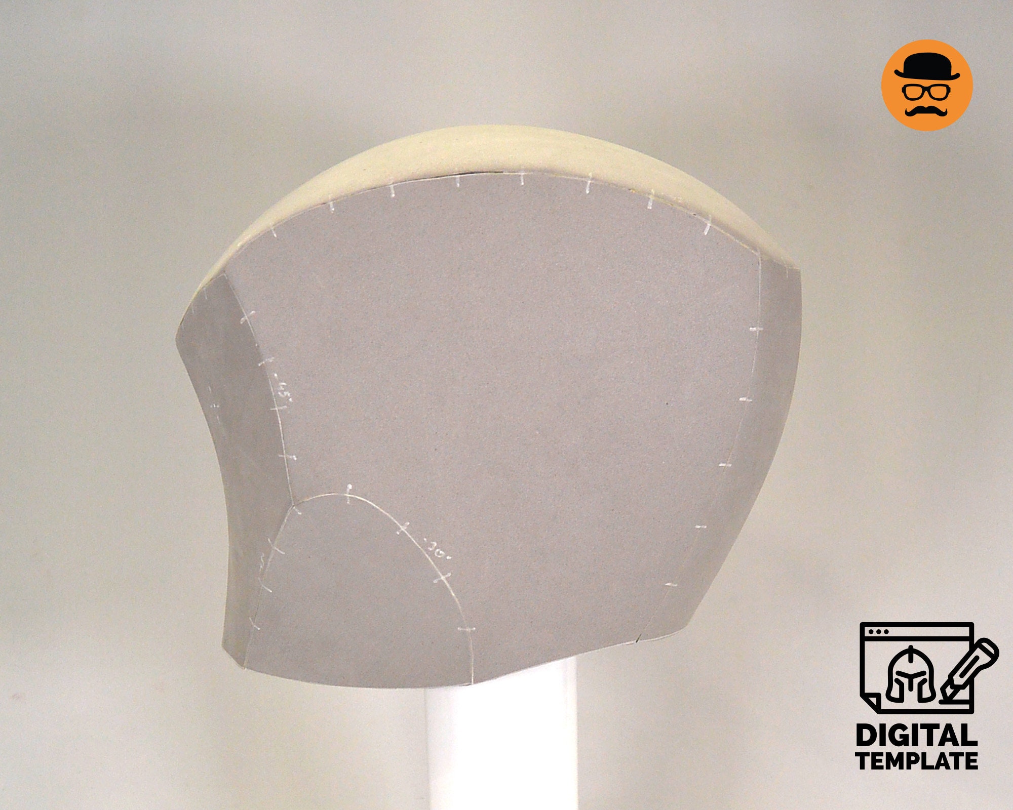 Faceless Helmet No.1: DIY Printable EVA Foam Helmet Pattern for Cosplay ...