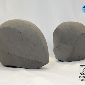 Casco espacial n.° 2: patrón de espuma EVA imprimible para cosplay (plantilla PDF escalable)