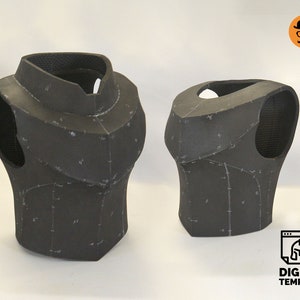 Mittelalterlicher Brustpanzer Nr. 2 - DIY Printable EVA Foam Rüstungs-Muster für Cosplay, anpassbare PDF-Vorlage