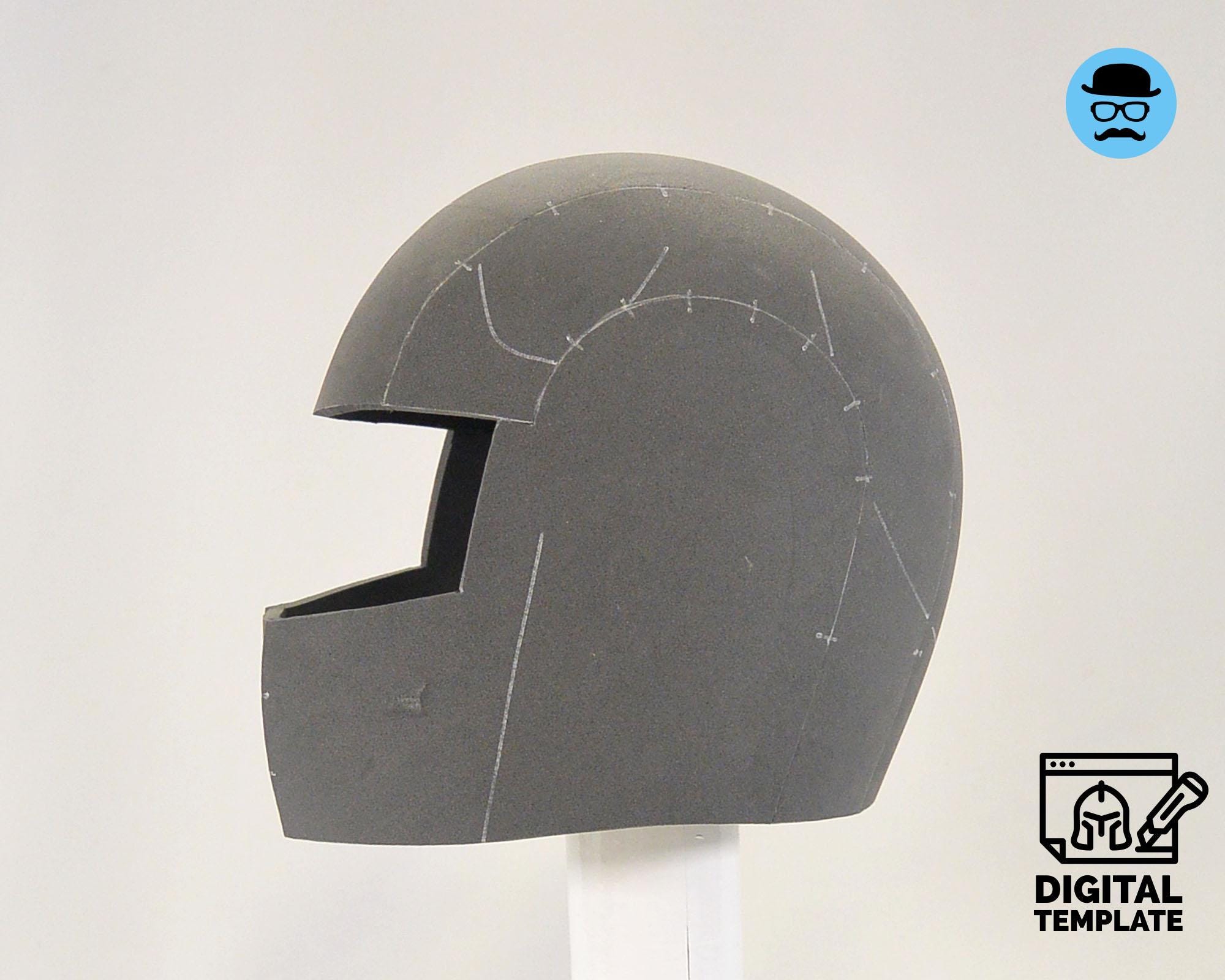 Battle Helmet No.2 - DIY Printable EVA Foam Helmet Pattern for Cosplay ...