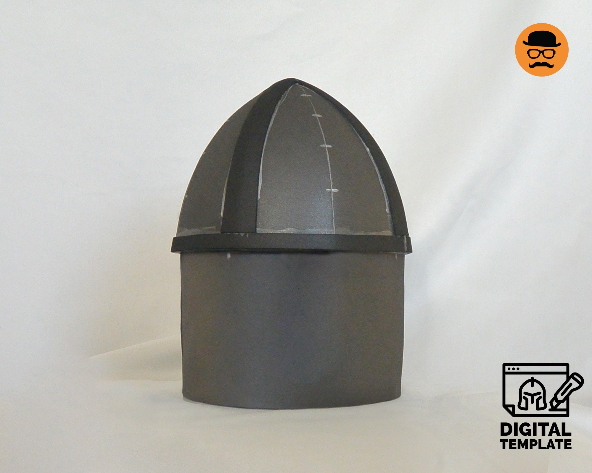 Basic Knight Helmet - DIY Printable EVA Foam Helmet Pattern for Cosplay ...