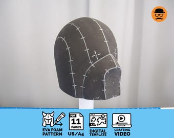 DIY Basic helmet No8 - digital pattern for EVA foam