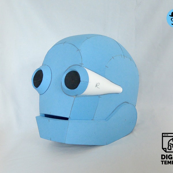 DIY Robot helmet No1 templates for EVA foam & crafting Help Book!