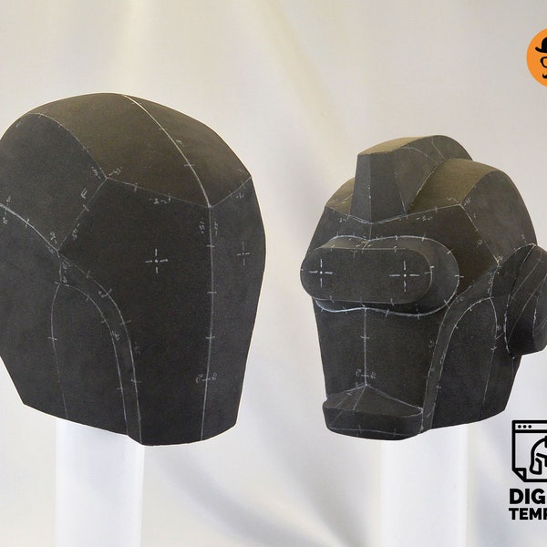 DIY Robot helmet No3 templates for EVA foam & crafting Help Book!