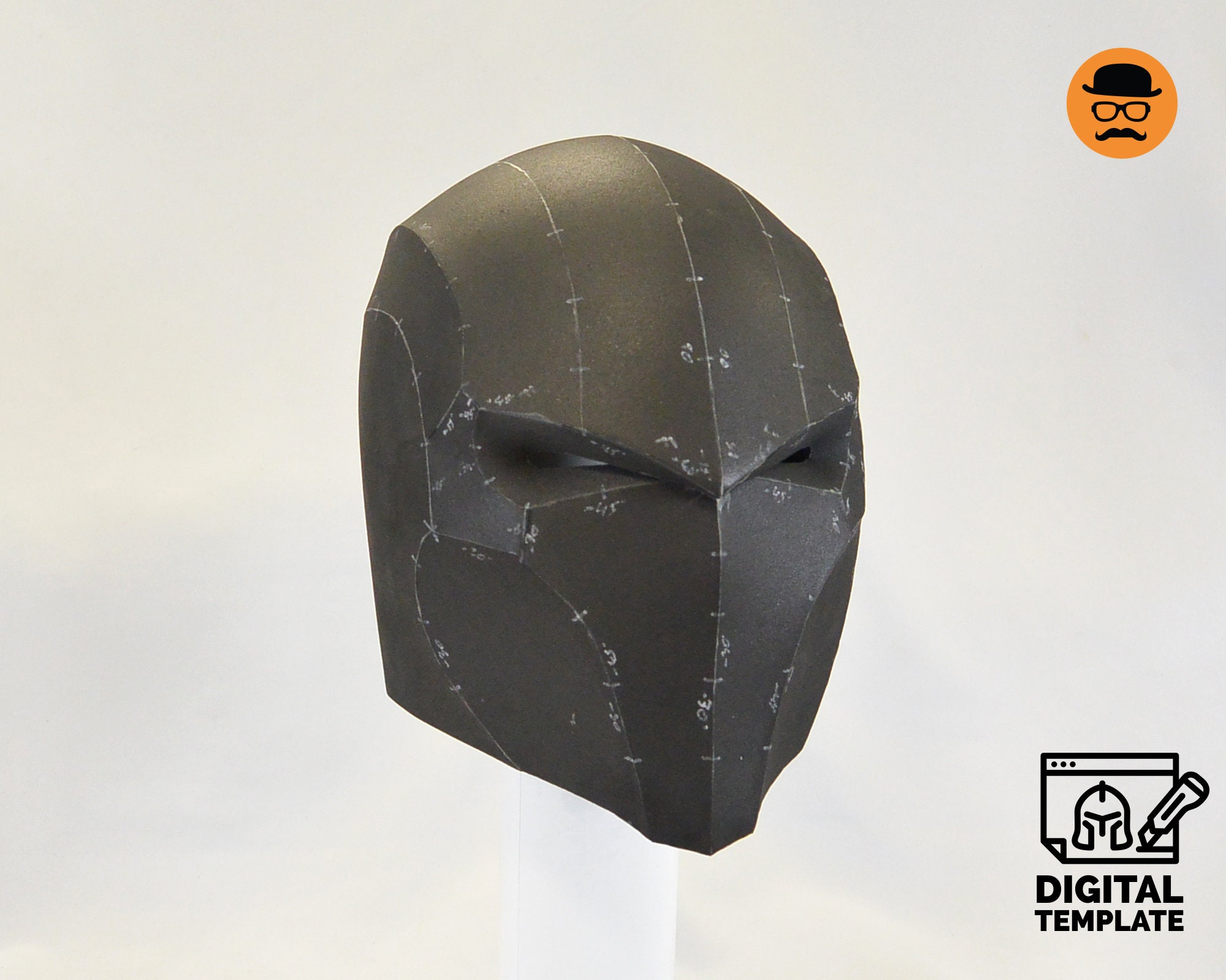 Ninja Helmet - DIY Printable EVA Foam Helmet Pattern for Cosplay ...