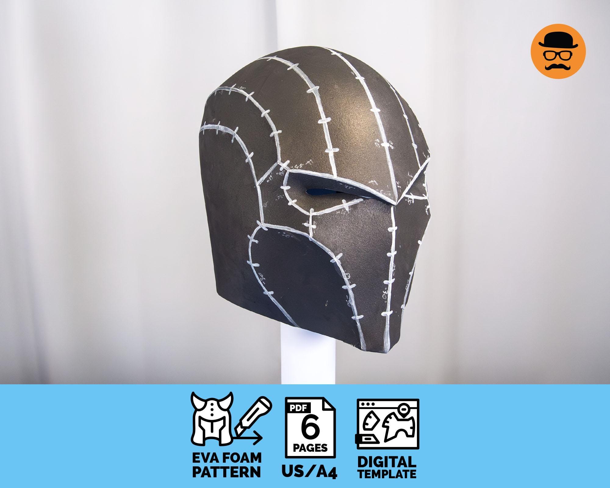 Ninja Helmet - DIY Printable EVA Foam Helmet Pattern for Cosplay ...