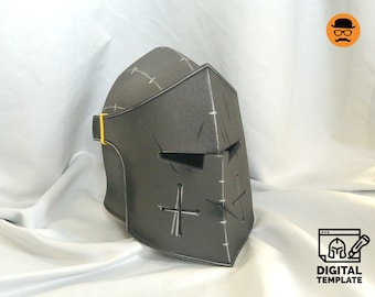 DIY Knight helmet No3 template for EVA foam