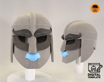 DIY Anglo-Saxon helmet templates for EVA foam (!advance level!) & crafting Help Book!