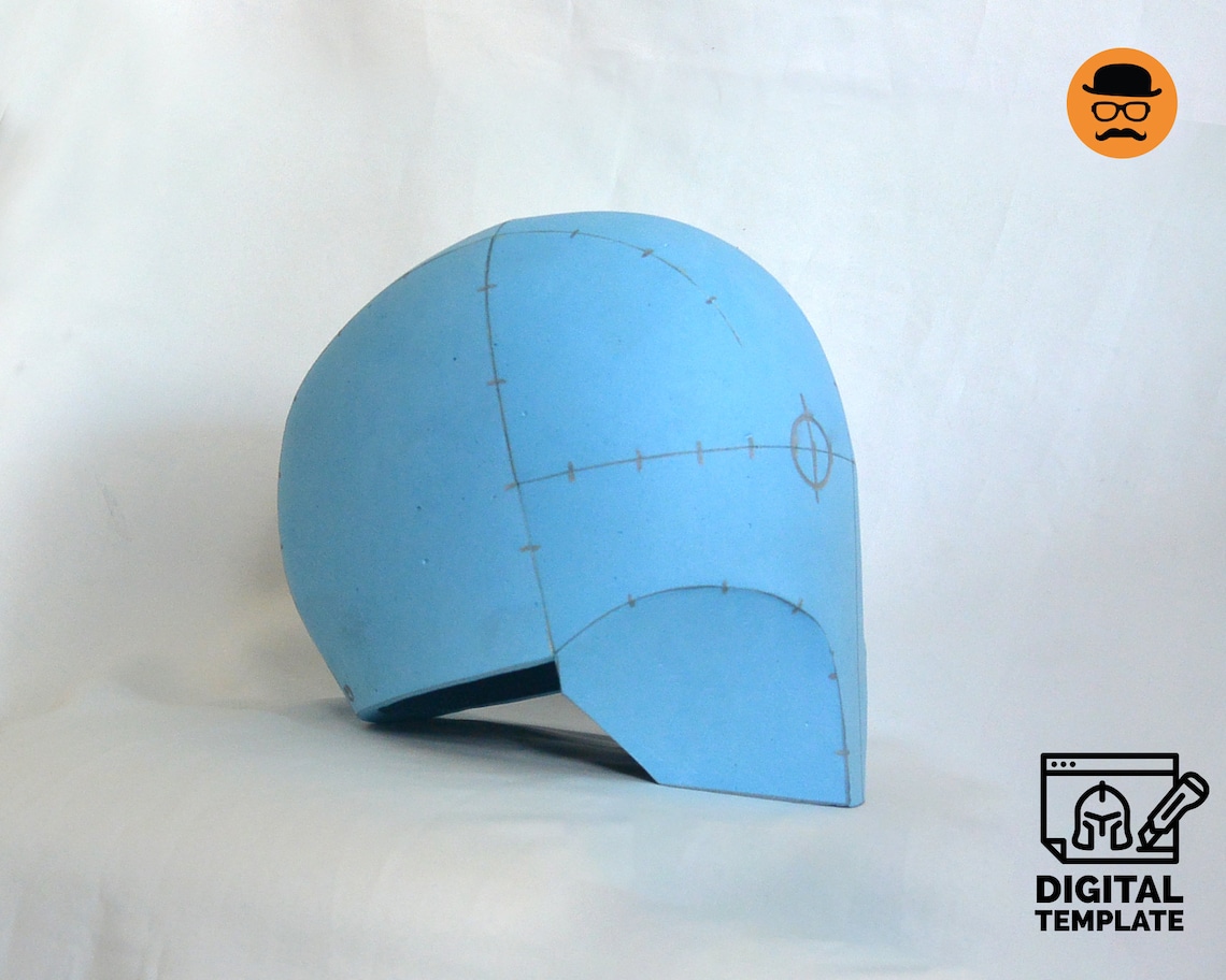 Space Helmet - DIY Printable EVA Foam Helmet Pattern for Cosplay ...
