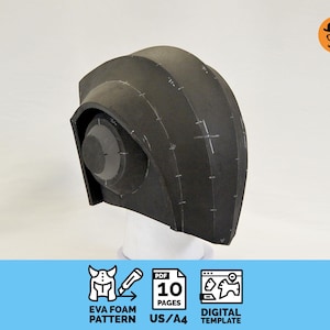 Hełm Invader DIY nr 2 - cyfrowy wzór z pianki EVA