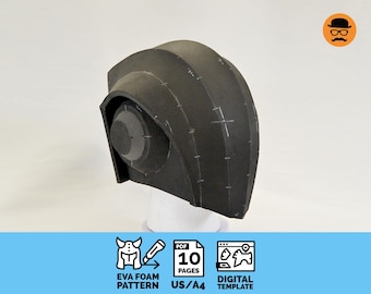 Casco Invader DIY nº 2 - patrón digital para espuma EVA