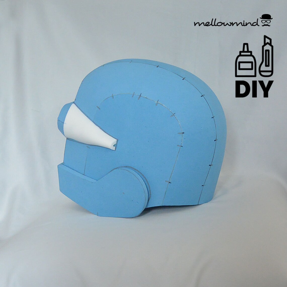 DIY Robot helmet templats for EVA foam Etsy