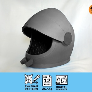 Klassischer Weltraum Helm - DIY EVA Foam Cosplay Muster (PDF-Vorlagendatei)